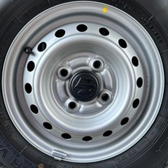 新品同様　軽トラ　タイヤ　スズキ　キャリィ純正タイヤホイールセット4本　
