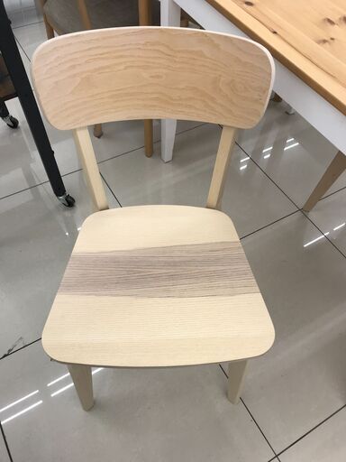 ★ジモティ割あり★ IKEA ダイニングテーブルセット 木目調 H75.5×D74×W118 クリーニング済み HJ2805