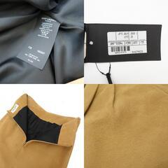 【SAINT LAURENT/サンローラン】 ハンガー付 160/64Y スカート 羊革/キュプラ ベージュ レディース【中古】【真子質店】【GD】【IKx】