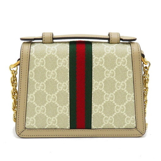 【GUCCI/グッチ】 696180 オフィディア GG ミニ 2WAY ショルダーバッグ PVC/レザー ベージュ系 レディース【中古】【真子質店】【BL】【TxIMa】