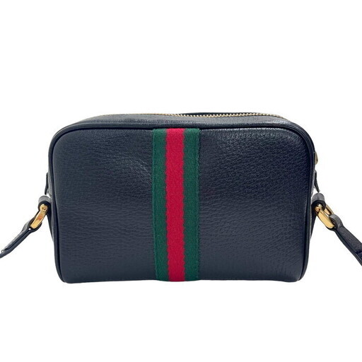 【GUCCI/グッチ】 517350 オフィディア ミニバッグ ショルダーバッグ レザー ブラック レディース【中古】【真子質店】【BL】【MiIS】