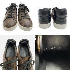 【LOUIS VUITTON/ルイ・ヴィトン】 フロントローライン　ローカットスニーカー スニーカー モノグラムキャンバス ブラウン メンズ【中古】【真子質店】【GD】【MaMoK】 LOUIS VUITTON/ルイ・ヴィトン】 フロントローライン ローカット