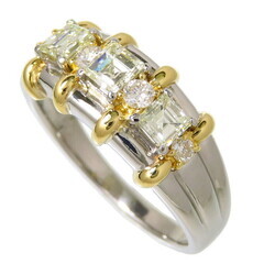 19号 ダイヤモンド 計1.07ct リング・指輪 Pt900プラチナ/K18ゴールド 