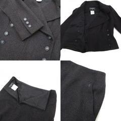 CHANEL/シャネル】 P20282 セットアップ ツイード 黒系 レディース