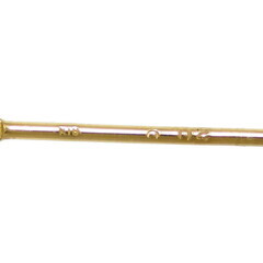 フープ ダイヤモンド 0.02×2ct ピアス K18ゴールド 18金 2.7g