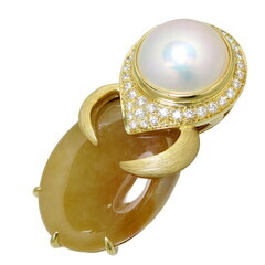 JEWEL STUDIO/ジュエルスタジオ】 マベ真珠 15.3mm 翡翠 33.95ct 