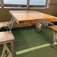 折り畳みレジャーテーブル チェアセット アウトドア キャンプ