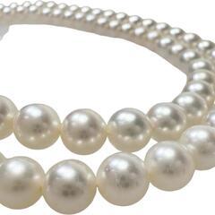 MIKIMOTO/ミキモト】 アコヤ真珠/パール7.0〜7.5mm ネックレス K18WG 