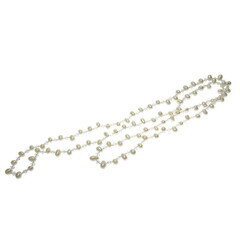 ロング 淡水真珠 透明石 ネックレス 46.3g 101cm レディース【中古】【真子質店】【NN】【Ix】