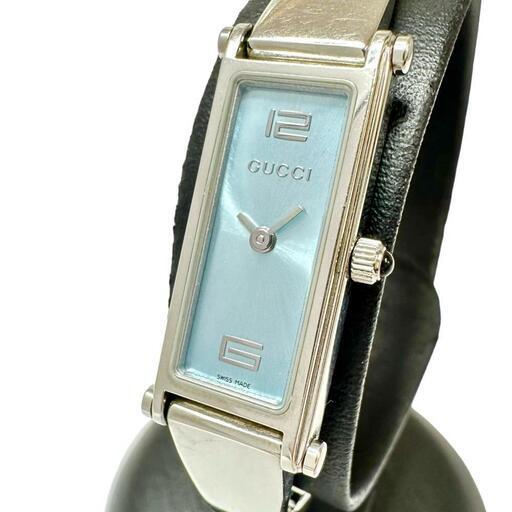 GUCCI/グッチ】 1500L スクエア 腕時計 ステンレススチール クオーツ