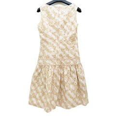 ルネ パール　刺繍 ワンピース ポリエステル/レーヨン ピンク レディース【中古】【真子質店】【GD】【ITx】