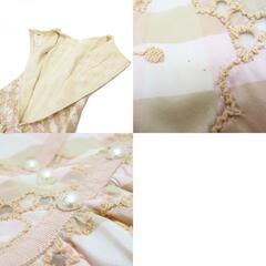 ルネ パール　刺繍 ワンピース ポリエステル/レーヨン ピンク レディース【中古】【真子質店】【GD】【ITx】