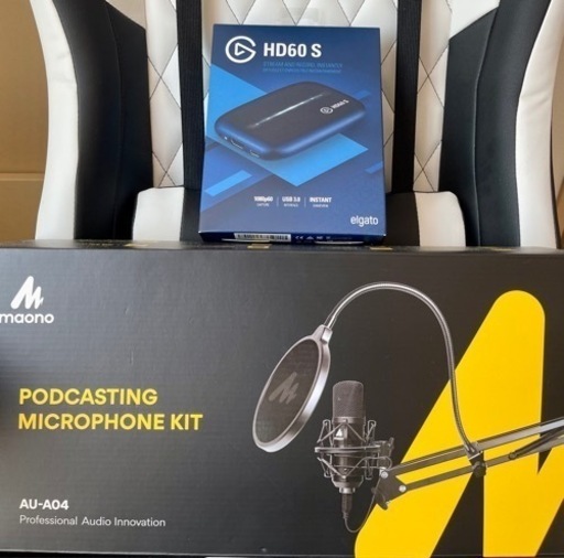 ⭐︎GWセール⭐︎ELGATO HD60 S + MAUNO マイクAU-A04 配信用セット