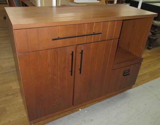 R471Gart ルーデ キッチンカウンター115cm BRガルト キッチンカウンター 北欧 ナチュラル Used/キレイ