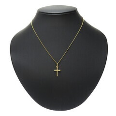 クロスモチーフ ペンダントトップ K18ゴールド 18金/金性確認済み 1.0g ユニセックス【中古】【真子質店】【NN】【KT】