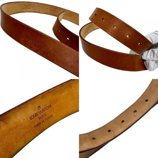 ノマド サンチュール・LVスタンプ M6895Q ベルト レザー/GP ブラウン