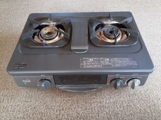 取引場所 南観音 A2106-252 ノーリツ 美品 NW61SVL LPガス用 2口コンロ