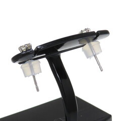 スタッド ダイヤモンド 0.125×2ct ピアス Pt900プラチナ 0.3g レディース【中古】【真子質店】【NN】【SS】