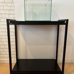 宮城仙台！900×450×450ガラス水槽&木製台！！中古