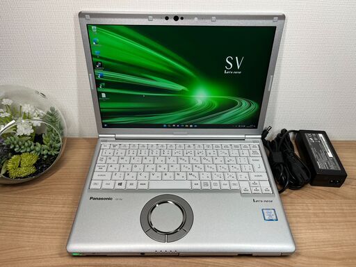 DVDモデル・極美品＞03415 軽量 Panasonic レッツノート CF-SV8 8GB / SSD256 /i5 office Win11