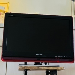 テレビ AQUOS 20V型ワイド 2010年製＋録画用HDDつき