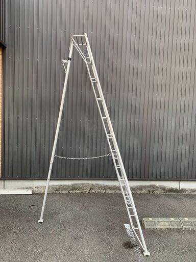 【モノマニア四日市】【引き取り限定】　園芸脚立　10尺　アルミ三脚