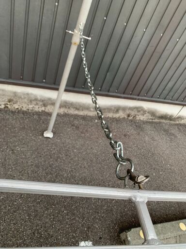 モノマニア四日市】【引き取り限定】 園芸脚立 10尺 アルミ三脚