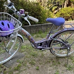 自転車22インチ　子ども用　ヘルメットセット