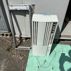 商談中 ① ウインドエアコン 窓エアコン 動作確認済み