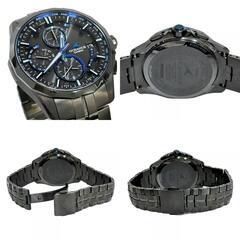 CASIO/カシオ】 オシアナス OCW-S3001 腕時計/チタン(黒) ソーラー電波 