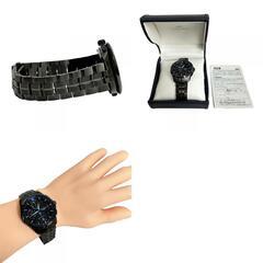 CASIO/カシオ】 オシアナス OCW-S3001 腕時計/チタン(黒) ソーラー電波 