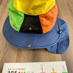 【中古】50cm　春夏用帽子　ミキハウス