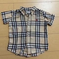 POLO チェックシャツ 90cm