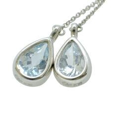 【STAR JEWELRY/スタージュエリー】 アクアマリン ピアス K18WGホワイトゴールド 18金 1.1g レディース【中古】【真子質店】【NN】【IIx】