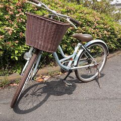 リサイクルショップどりーむ天保山店　No1125　自転車　水色　...