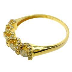 17号 ダイヤモンド 計0.70ct リング・指輪 K18ゴールド 18金 2.9g 