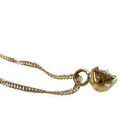 プチ　ワンポイント ブラックダイヤモンド 0.1ct ネックレス K18ゴールド 18金 1.1g 46cm レディース【中古】【真子質店】【NN】【Yx】