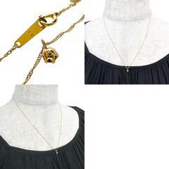 プチ　ワンポイント ブラックダイヤモンド 0.1ct ネックレス K18ゴールド 18金 1.1g 46cm レディース【中古】【真子質店】【NN】【Yx】