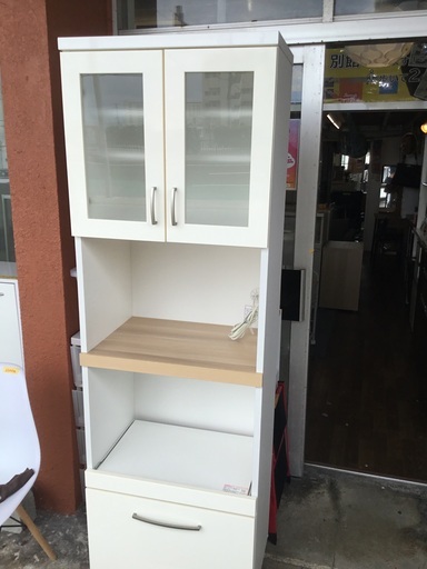 配達可【キッチンボード】【食器棚】【棚】【収納】クリーニング済【管理番号11404】