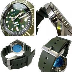 SEIKO/セイコー】 4R36ー15S0 ジムニーコラボ グリーン/カモフラ 