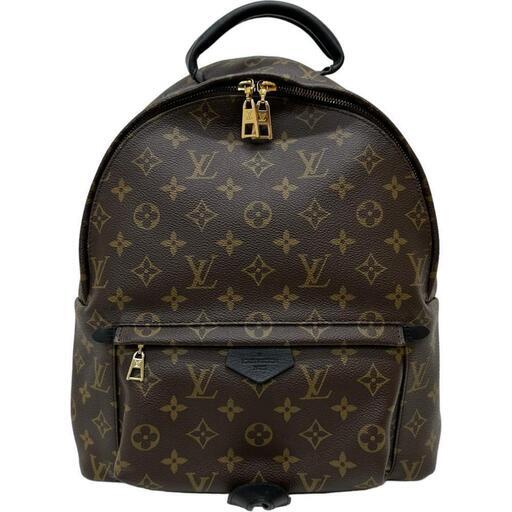 【LOUIS VUITTON/ルイ・ヴィトン】 パームスプリングスMM バックパック モノグラム M44874 リュック・デイパック PVC/レザー ブラウン ユニセックス【中古】【真子質店】【GD】【IDMiMo】