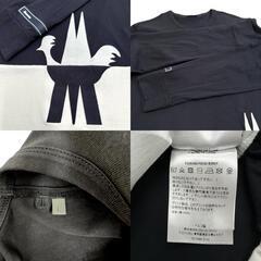【MONCLER/モンクレール】 MAGLIA T-SHIRT 長袖Ｔシャツ コットン100％ ブラック/ホワイト メンズ【中古】【真子質店】【GD】【IMoD】