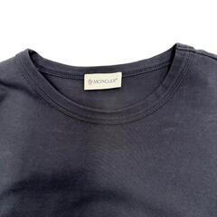 【MONCLER/モンクレール】 MAGLIA T-SHIRT 長袖Ｔシャツ コットン100％ ブラック/ホワイト メンズ【中古】【真子質店】【GD】【IMoD】
