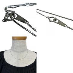 ベネチアンチェーン チェーンのみ ネックレス Pt850プラチナ 2.2g 40cm レディース【中古】【真子質店】【NN】【Mix】