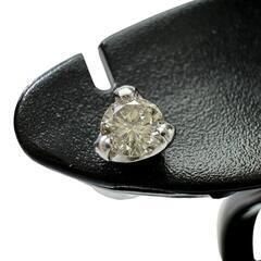 ダイヤモンド 0.10×2ct ピアス Pt900プラチナ 0.5g レディース【中古】【真子質店】【NN】【IMo】