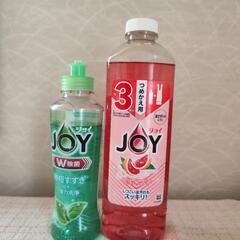 決まりました。食器用洗剤本体と詰替え用