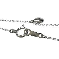 プチ ダイヤモンド ネックレス K18WGホワイトゴールド 18金 1.3g 40cm レディース【中古】【真子質店】【NN】【IIx】