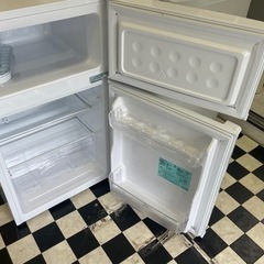 【リサイクルサービス八光】ハイアール　一人暮らし用　5.0㎏洗濯機・2ドア冷蔵庫 (85L) セット