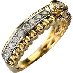 12号 ダイヤモンド 計0.30ct リング・指輪 K18ゴールド 18金/Pt950 