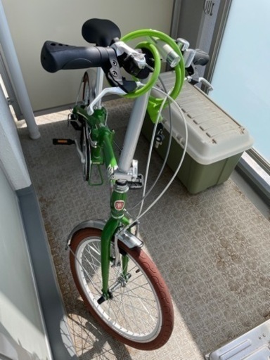 折りたたみ自転車　FIAT AL-FDB207V フィアット FDB 207  / グリーン
